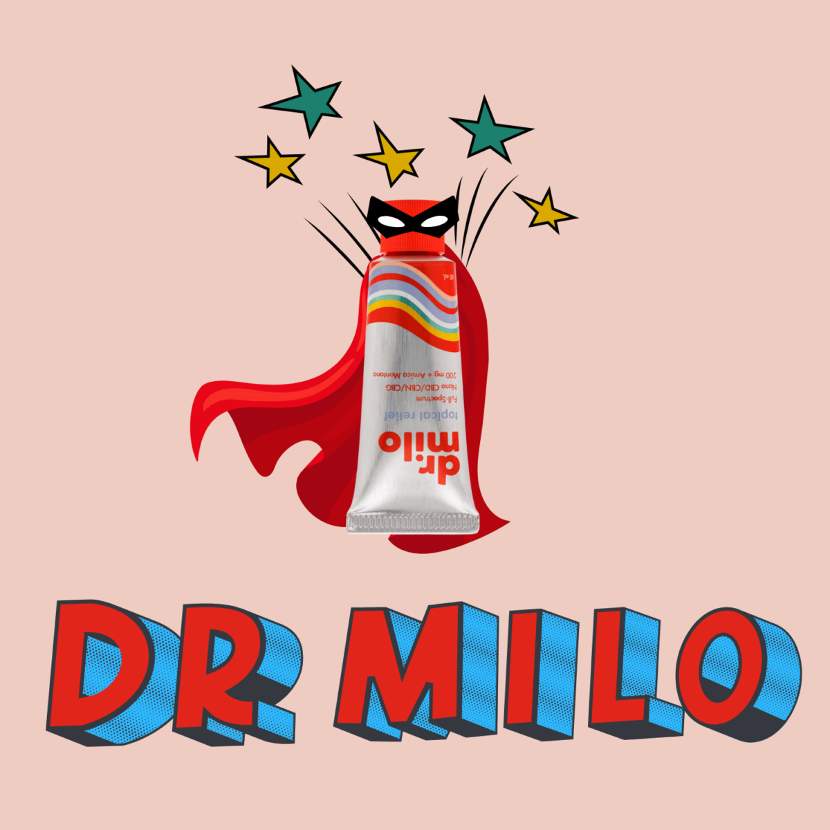 Superhero Dr. Milo with its Natural Relief